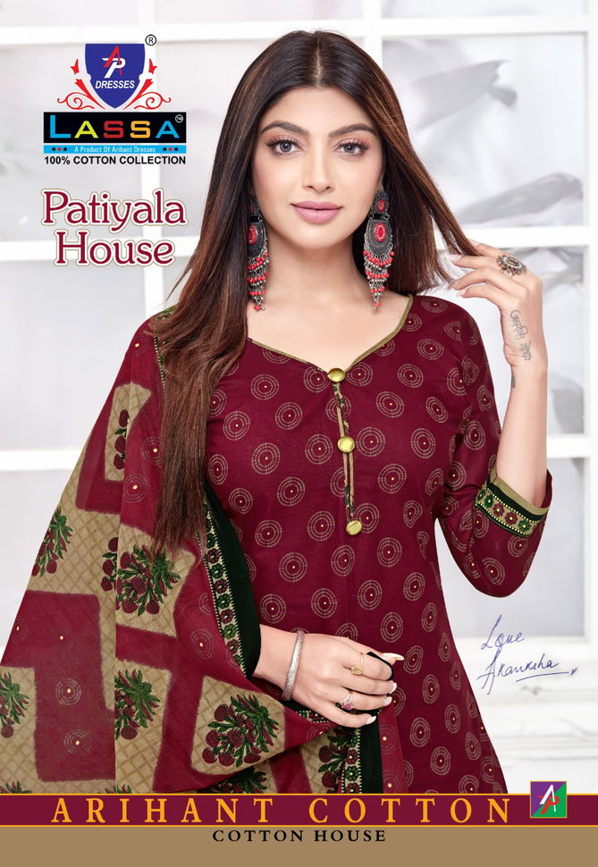 ARIHANT LASSA PATIYALA HOUSE Printed Pure Cotton Daily Wear Dress Material Collection